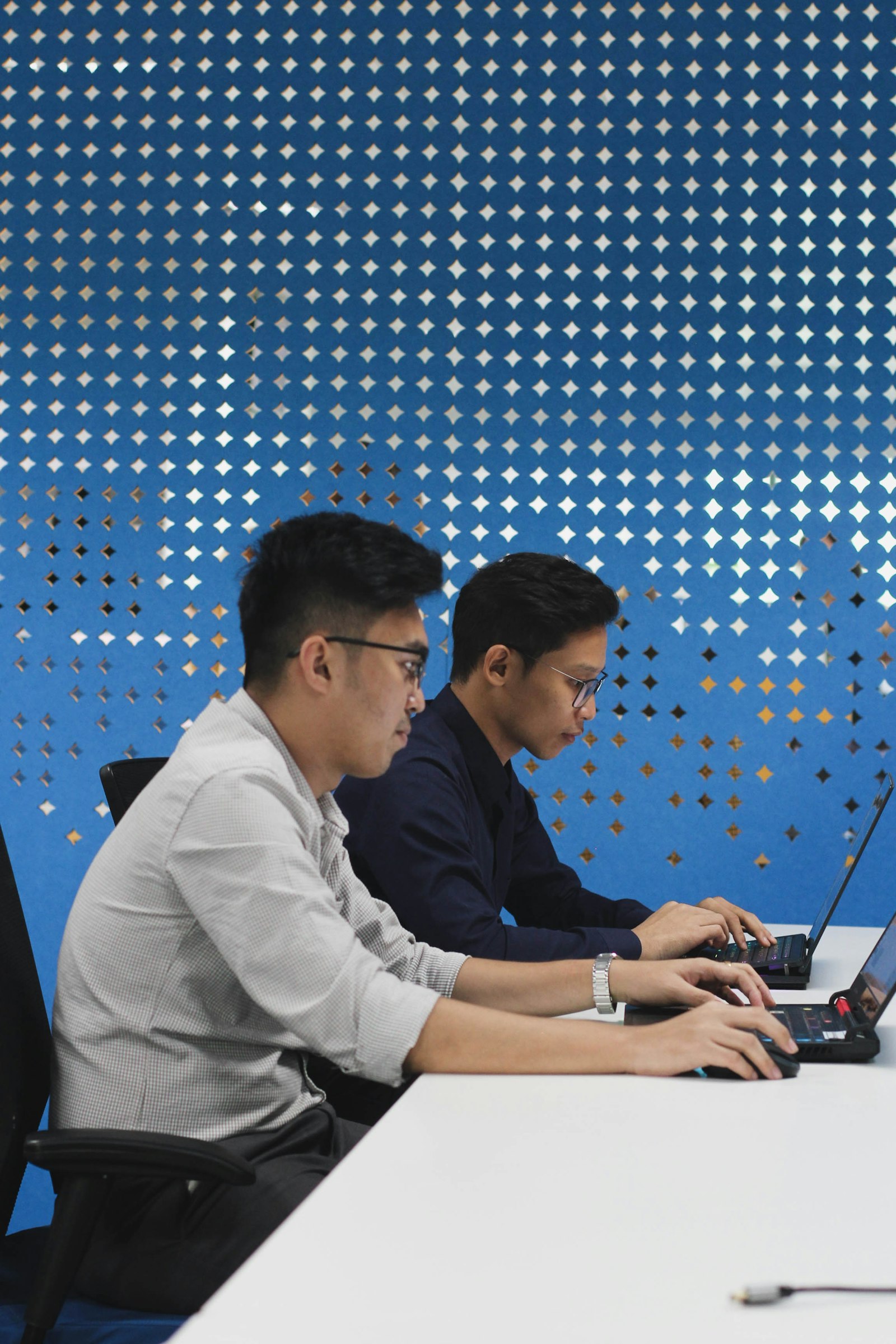 An investor meeting a founding team